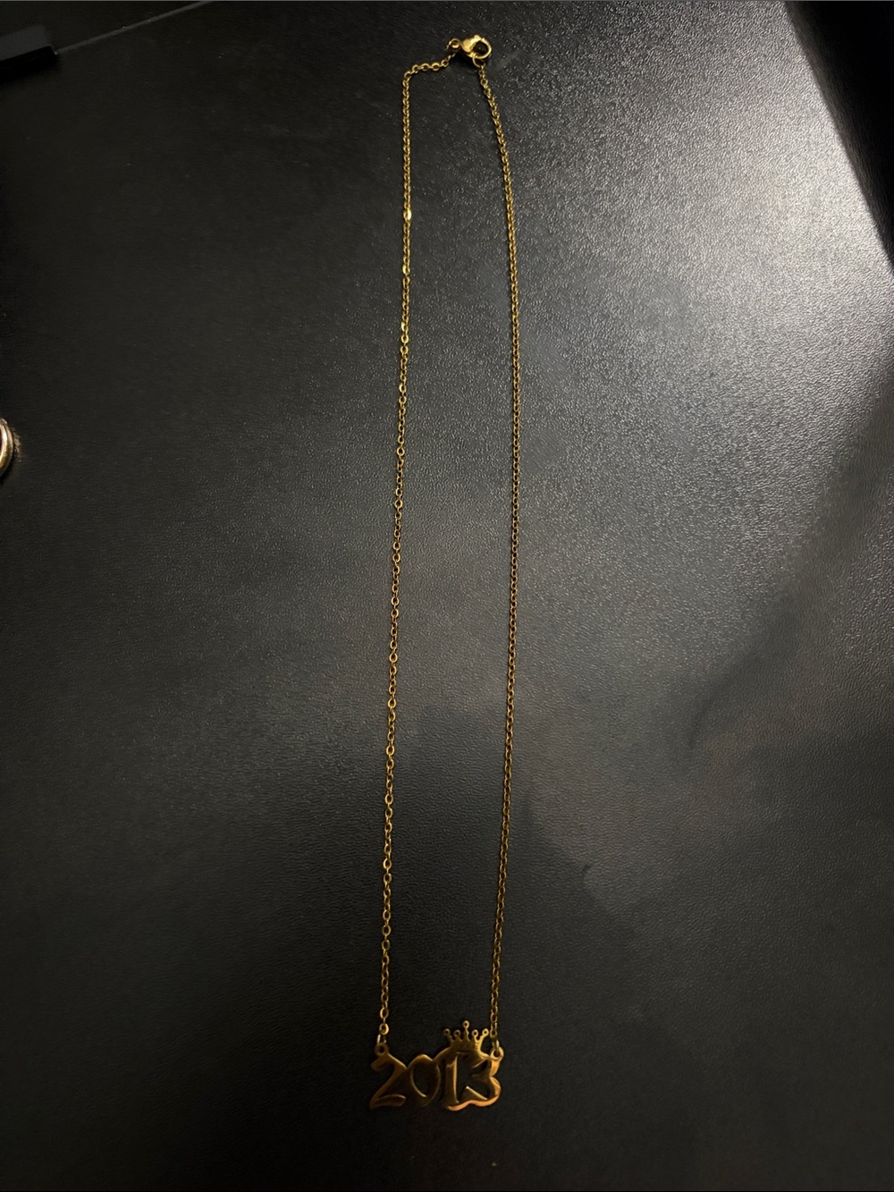 Gold 2013 Pendant Necklace - Women Jewelry